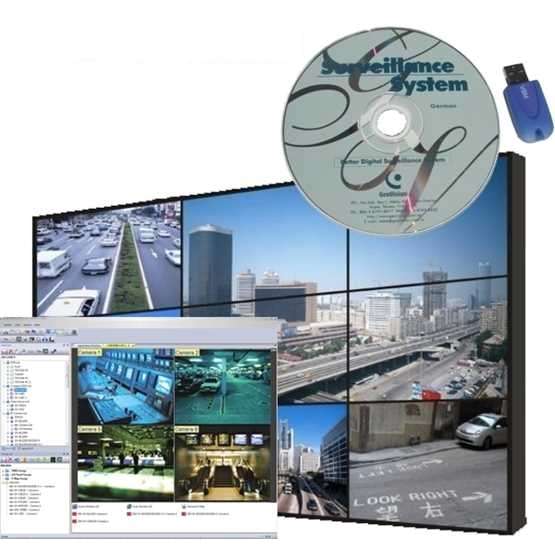 GV Control Center mit VideoWall Mehrfach Monitor Software