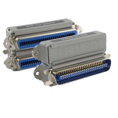 SCSI Adapter 50pol 2x Centronics Buchse auf Centronics Stecker