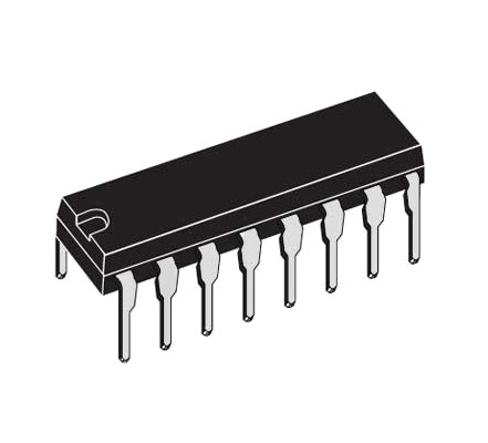 74HC590 CMOS IC DIP16 8-Bit Bin Counter Output Register