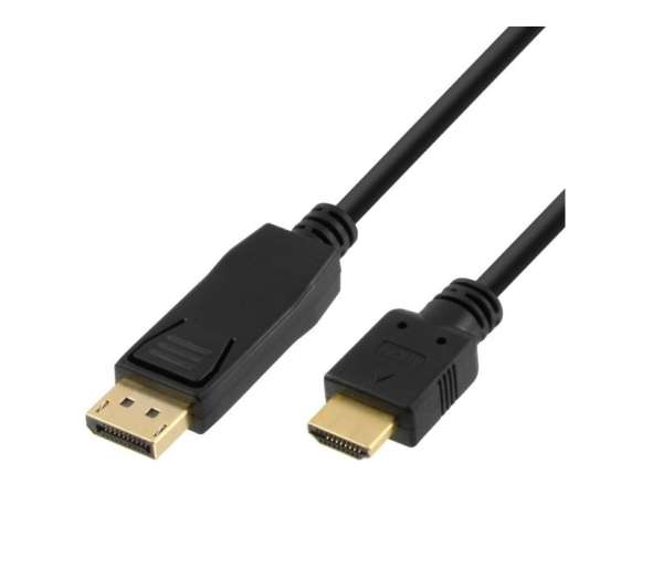 2m DisplayPort Kabel auf HDMI-Stecker - DP to HDMI