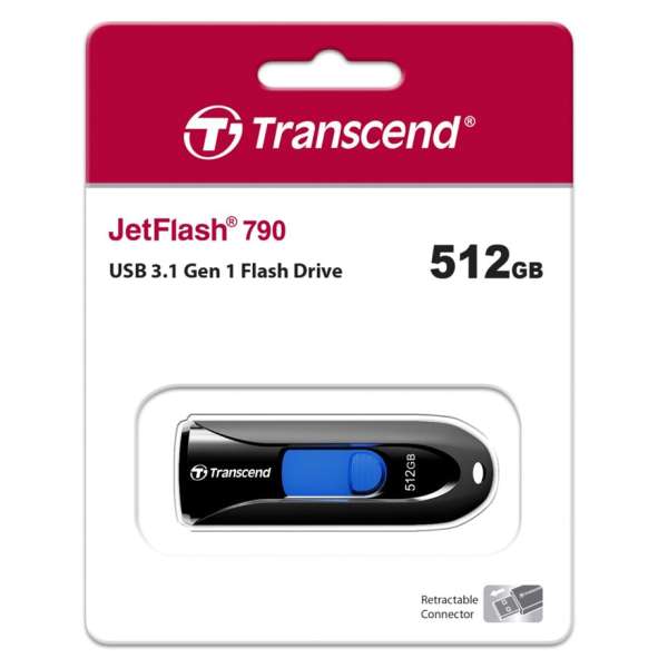 512GB USB Speicher USB3 Transcend JetFlash 790 USB3.0