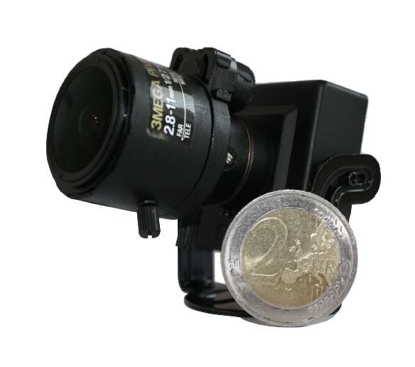 2MP Cubic HD mini Kamera TVI 3-11mm Varioobjektiv HD Maschinen Kamera Fingerkamera