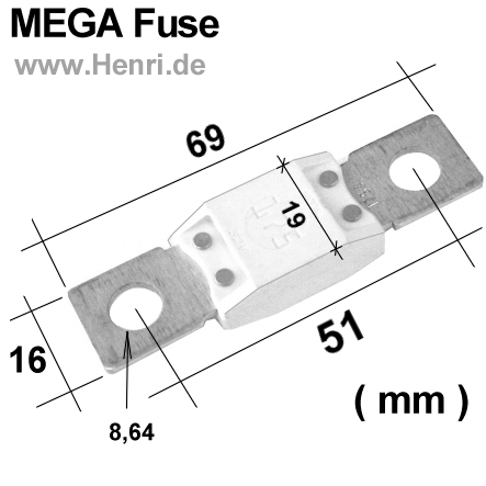 Littelfuse MEGA Sicherung 40-500A (Auswahl) - Impulse Innovation, 4,49 €