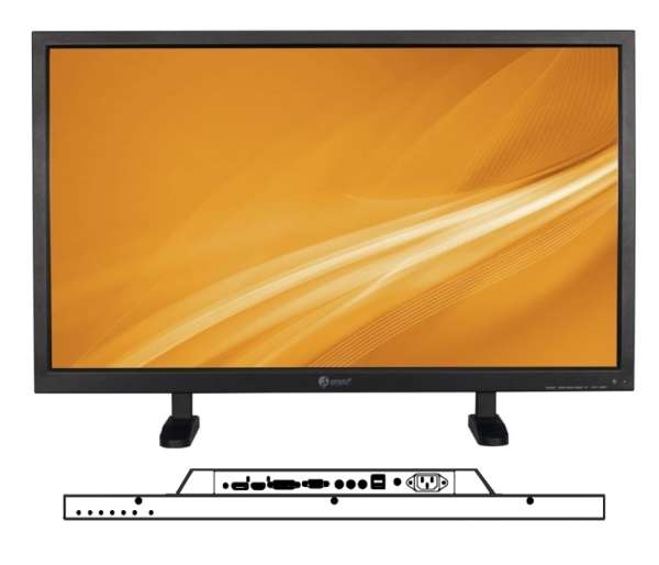 LCD Monitor 109cm (43zoll) VM-UHD43M 4K Bildschirm VGA HDMI DVI DP Eingang