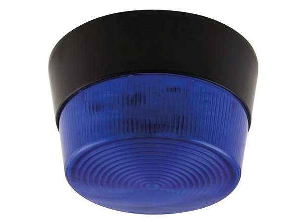 Blitzlicht Alarmlicht Blau 12V 6-15V LED Technik DM80mm