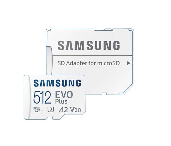 512GB SD Karte Micro SDXC Speicherkarte mit SD-Adapter EVO-Plus UHS-I