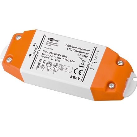 12V LED Netzteil 15W  Elektronik und Technik bei Henri Elektronik günstig  bestellen