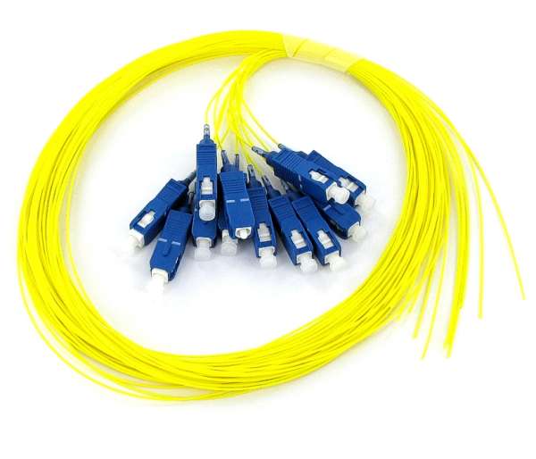 2m LWL Kabel 1-Faser OS2 Singelmode Pigtail Simplex SC UPC