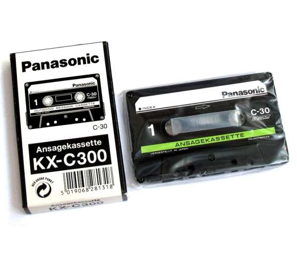 Kassette Cassette 30min für Anrufbeantworter KX-C300