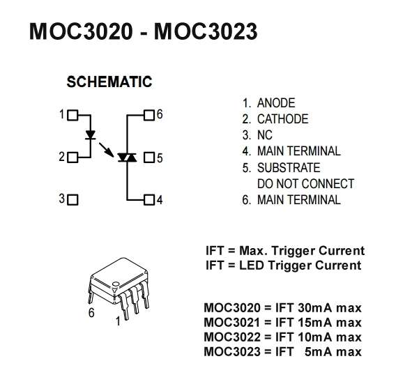 Мос3023 схема включения