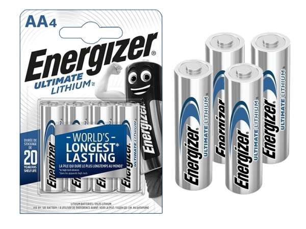 AA Mignon Batterie Lithium LR6 ** 4-er Pack