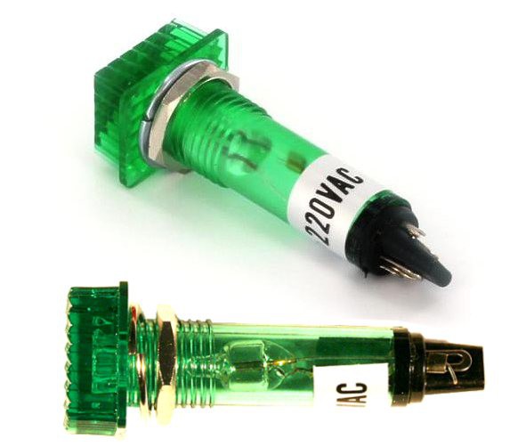 Signalleuchte Grün Signallampe Grün 220VAC  Elektronik und Technik bei  Henri Elektronik günstig bestellen