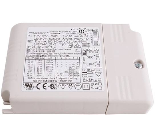 LED Netzteil 350mA Dimmfunktion TCI 6W 230V 12/24V-DC 