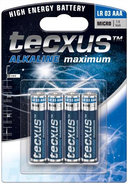 AAA Micro Batterie Alkali LR03 4-er Pack