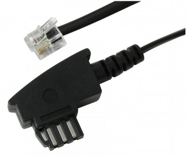 3m DSL Kabel DEC Stecker mit TAEF Stecker