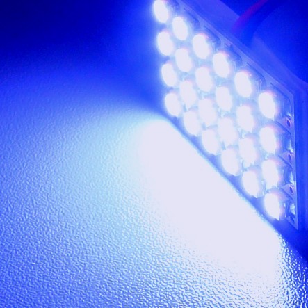 12V LED Modul 34x20mm Blaue LEDs