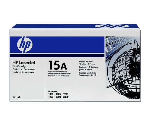 Toner HP-Nr 15A C7115A Original zu Laserjet 1000 1005 1200 1220 3300 3380