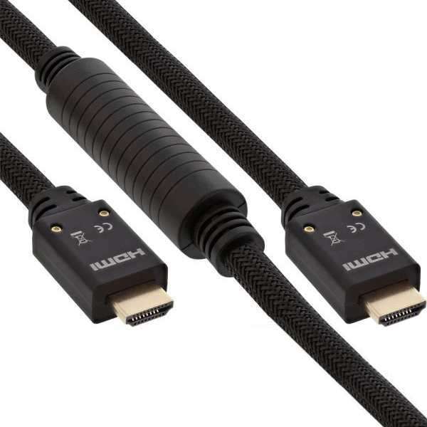 20m HDMI Aktiv Kabel mit HDMI-Verstärker