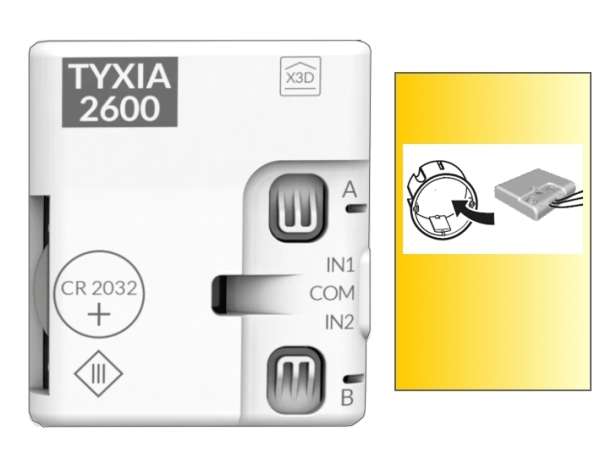 Tydom TYXIA 2600 Batteriebetriebener Multifunktionssender