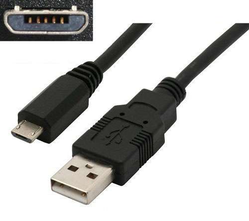 1,8m Micro USB Kabel USB2 Micro-USB-Stecker-B auf USB-A
