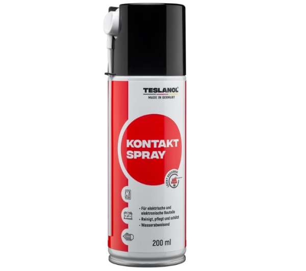 200ml Spray Kontaktreiniger Teslanol T6 OSZILLIN Poti-Schalter-Relais