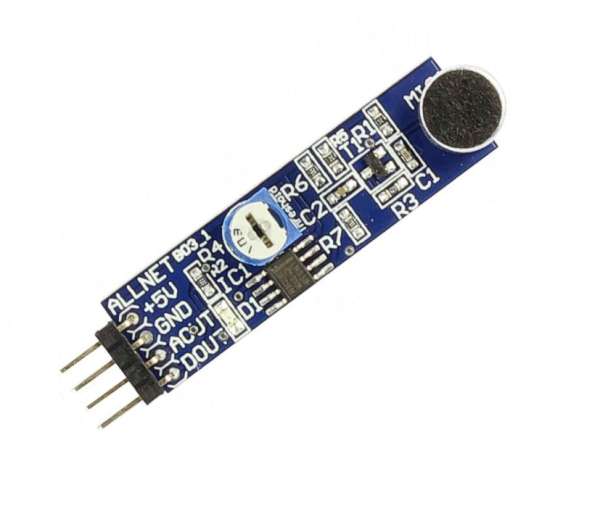 Modul zu Arduino Mikrofonplatine Electretmikrofo mit 4pol Stiftleiste