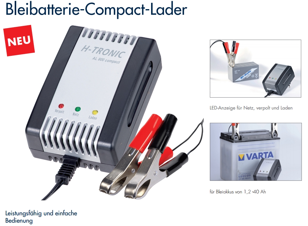Ladegerät für 12V Autobatterie mit Ampermeter  Elektronik und Technik bei  Henri Elektronik günstig bestellen