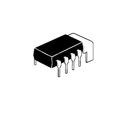 uPC575C2 2W NF Amplifier DIP8 mit Kühlkörper