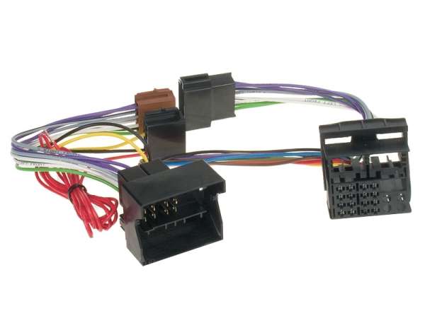 Autoradio Adapter Quadlock auf ISO Stecker zu AUDI SEAT GOLF usw PARROT Freisprecheinrichtung