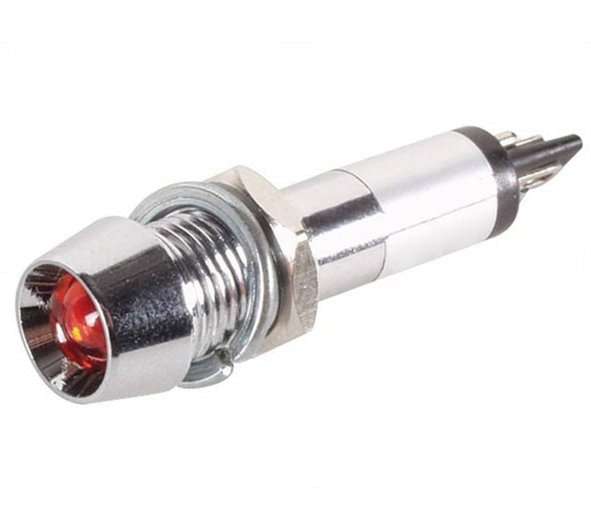 230V LED Signallampe in Rot 10mm Signalleuchte Kontrollbirne