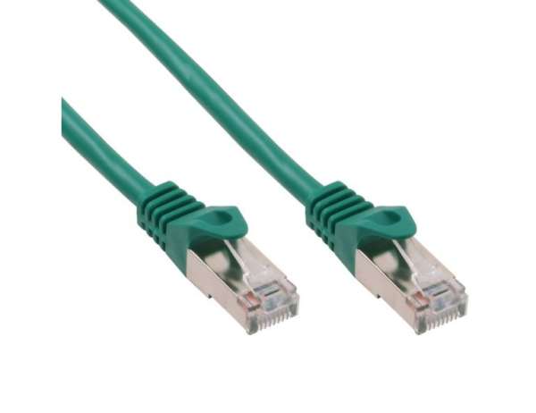 0,25m LAN Kabel Cat5e Patchkabel Grün SFUTP