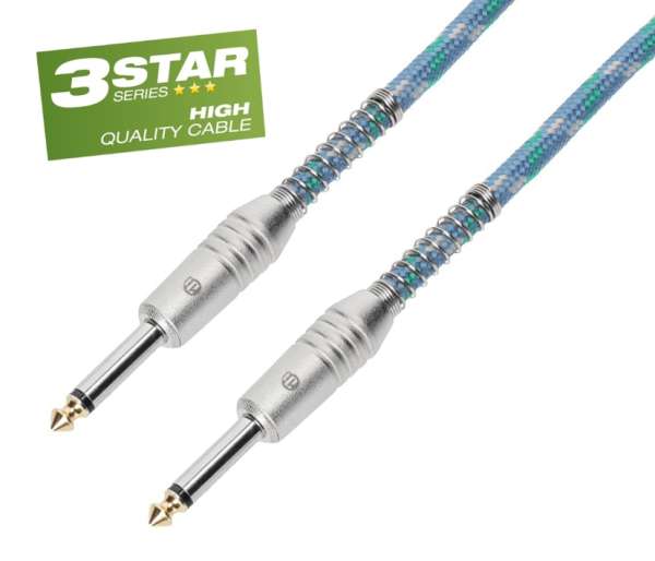 9m Klinkenkabel 6,3mm Klinke Stecker Stecker NF-Kabel 3Star Serie