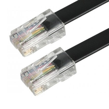 10m ISDN Kabel Anschlusskabel 2x RJ45 Stecker