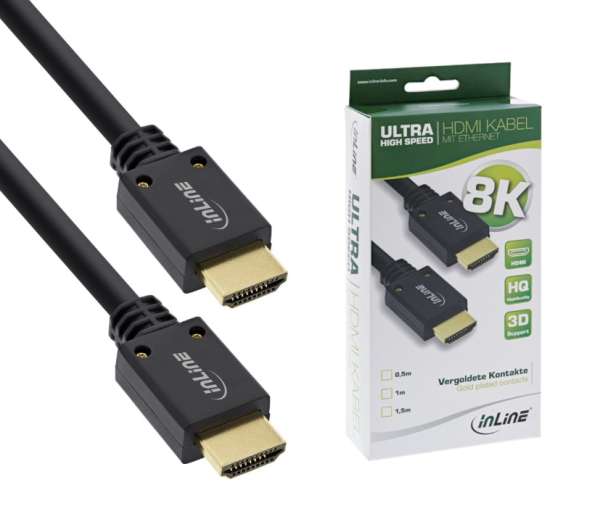 1m HDMI Kabel V2.1 Premium 8K4K HighSpeed mit Ethernet