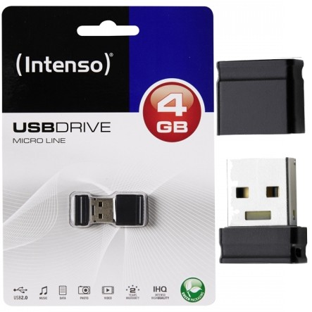 4GB USB Speicher USB2 Micro Line Mini