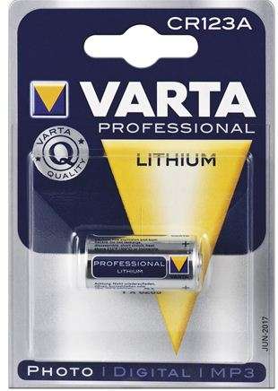 CR123A Batterie Lithium 3V VARTA