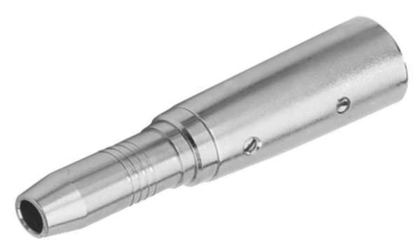 XLR Adapter 3pol XLR Stecker auf 6,3mm Klinkenbuchse