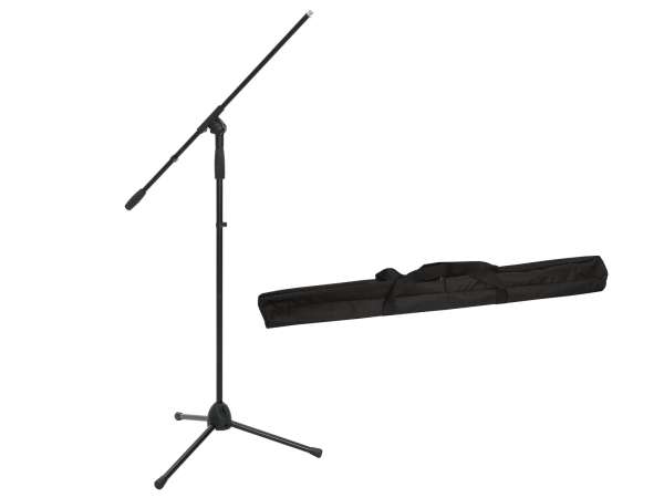 Mikrofonstativ Mikrofonständer 100-220cm mit 77cm Ausleger Bodenstativ mit Tasche
