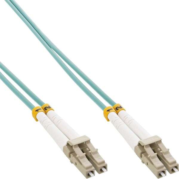 0,5m LWL Kabel LC-LC Duplex OM3 Multimodefaser