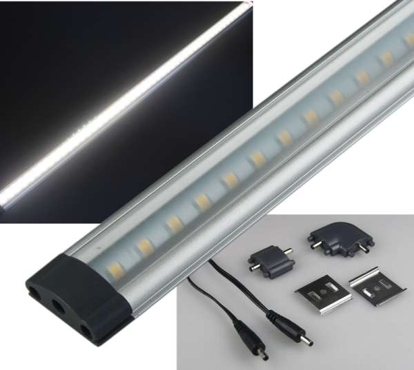 LED Unterbauleuchte 50cm 5W 4000K Tageslicht für Küchen Schränke Regale Bar