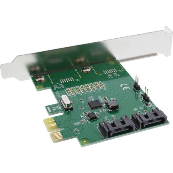 SATA Kontroller PCIe Express 2xSATA Raid 0-1-SPAN LowProfil