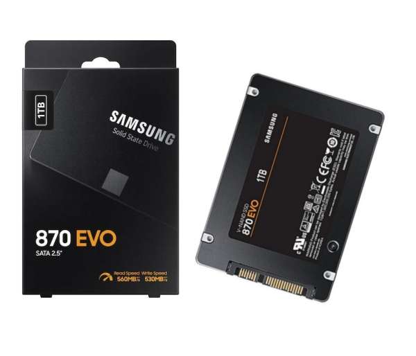 1000GB 1TB SSD Festplatte SATA-3 Top EVO 870 2,5zoll
