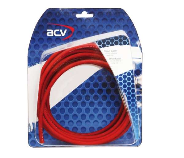 10qmm Kabel FLY 1adrig hochflexibel ROT Pack mit 5-Meter