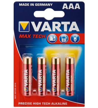 AAA Micro Batterie 1,5V Max-Tech 4-er Pack