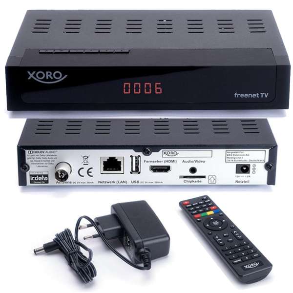 DVB-T Receiver HD TV-Tuner Radio Freenet HDMI Ausgang USB-PVR Twin DVB-T/T2 DVB-C