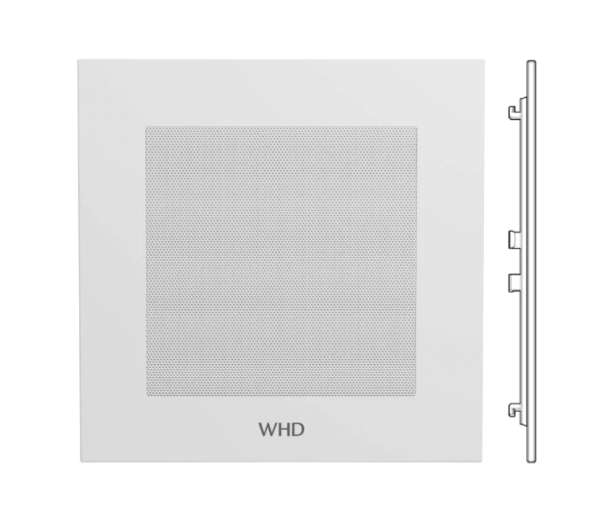 Blende Abdeckung Kunststoff Weiss Quadratisch für MR240 Lautsprecher KBW Basic M240