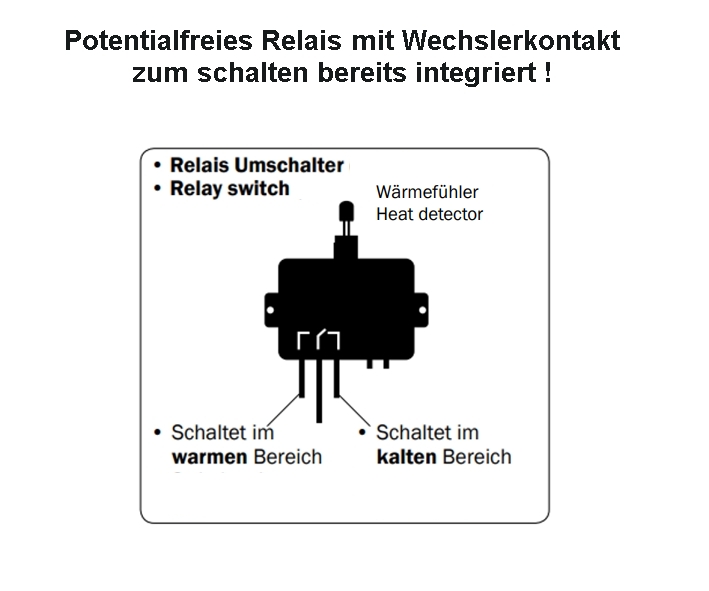 Temperaturschalter Lüfterregelung 0-100grad  Elektronik und Technik bei Henri  Elektronik günstig bestellen