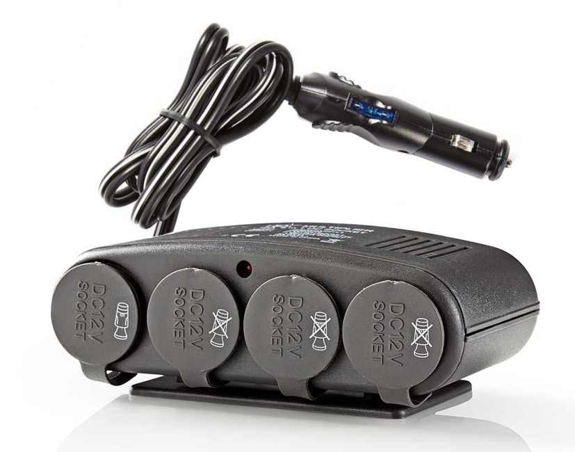 4-fach Kfz-Verteiler mit 2x 12/24V & 2x USB - Ihr Elektronik