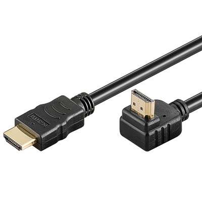 1,5m HDMI Kabel Stecker auf Stecker 90grad gewinkelt