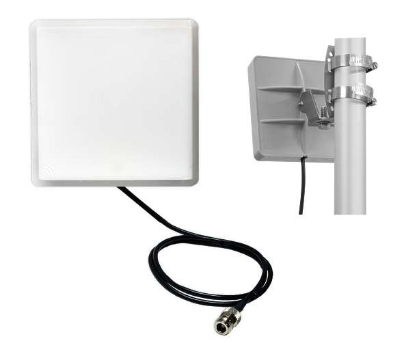 WLAN Antenne 2,4Ghz 9dB Wand-Mastmontage Outdoor N-Stecker